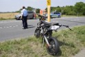 Schwerer Krad Pkw Unfall Koeln Porz Libur Liburer Landstr (Krad Fahrer nach Tagen verstorben) P049